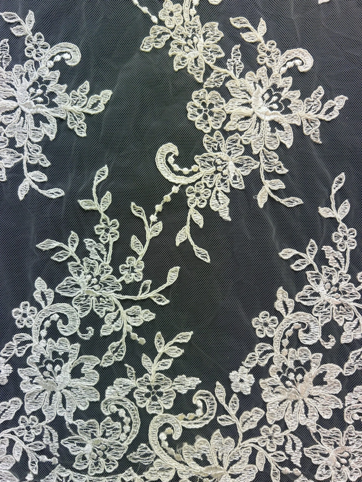 Ivory Corded Lace - Adele 10 Ivory Corded Lace - Adele - Image 8