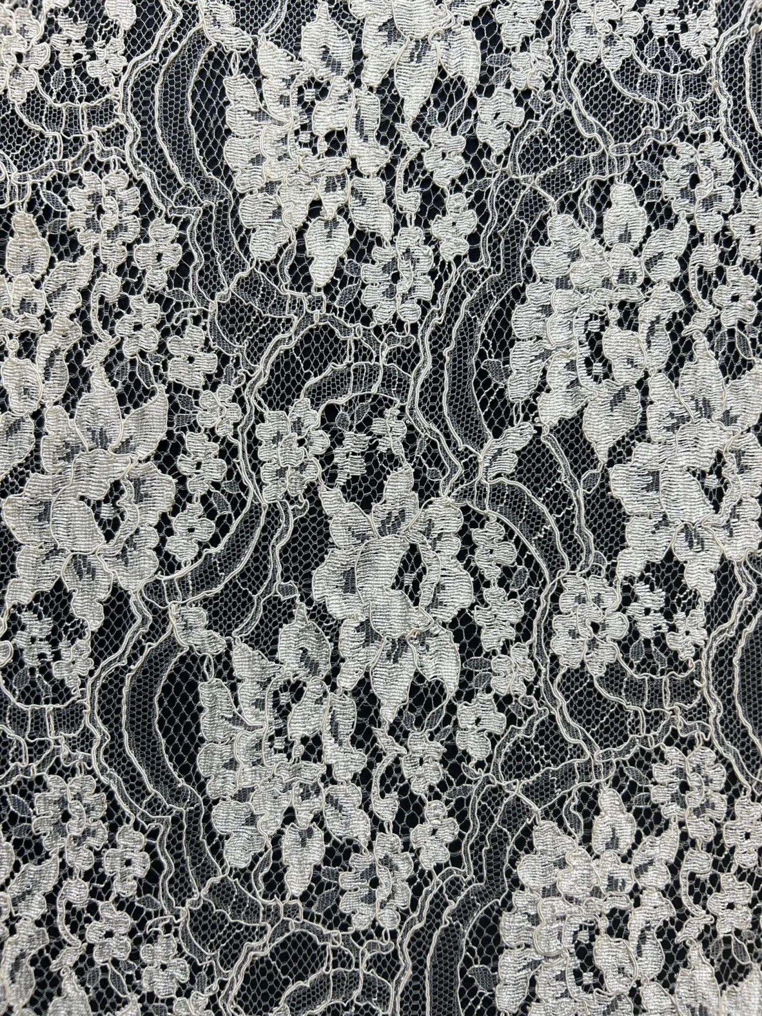 Ivory Chantilly Lace - Adrianna 9 Ivory Chantilly Lace - Adrianna - Image 7