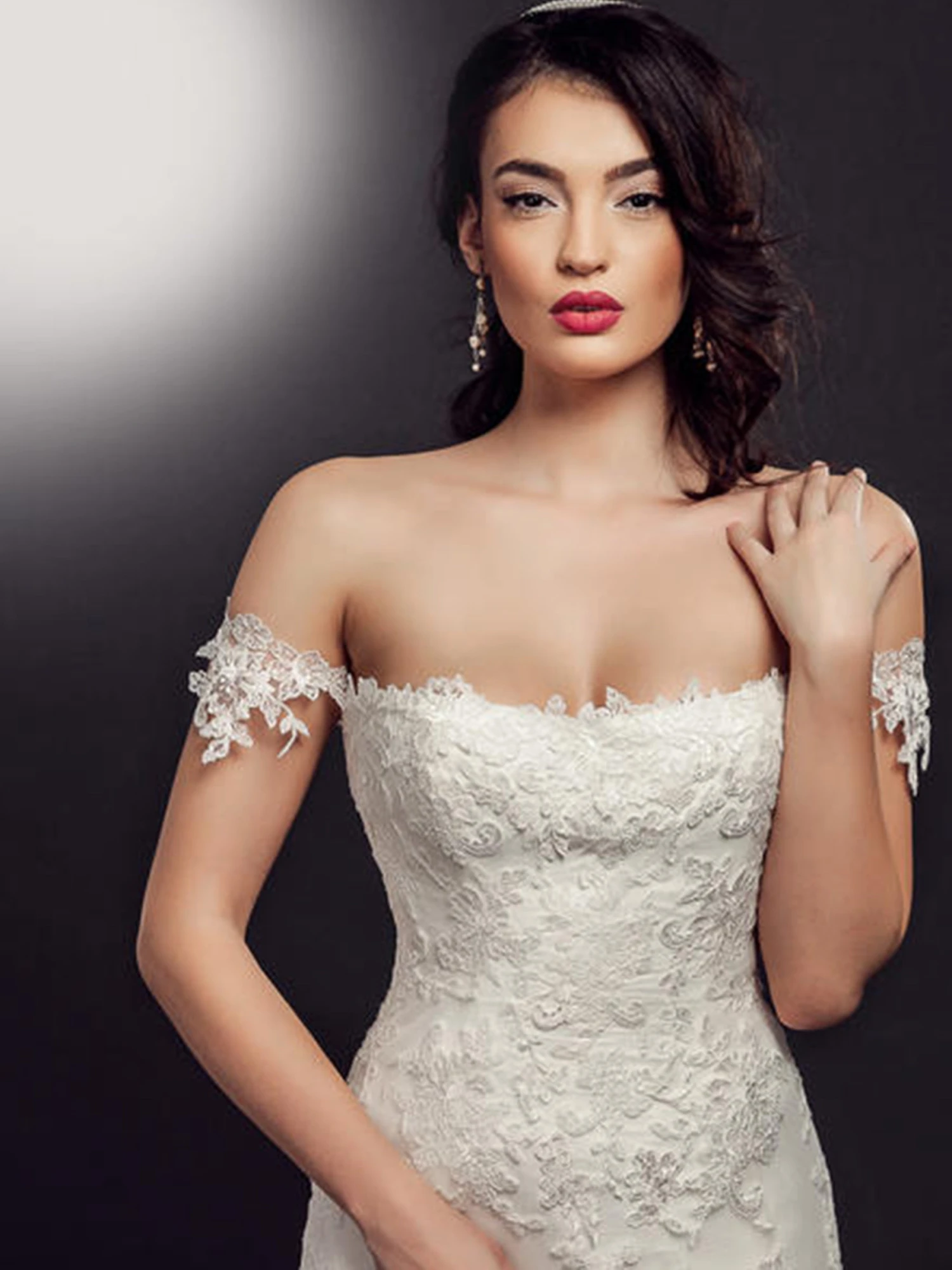 Ivory Corded Lace - Adele 4 Ivory Corded Lace - Adele - Image 2