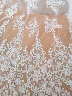 Ivory Beaded Lace - Alexandra 33 Ivory Beaded Lace - Alexandra -Elegance in Lace Alexandra 2