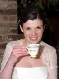 White Chantilly Lace - Francesca -Elegance in Lace AlovelyboleromadeusingFrancescalace