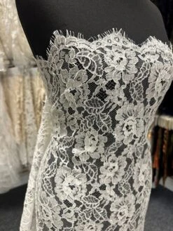 Soft White Chantilly Lace - Amy 15 Soft White Chantilly Lace - Amy -Elegance in Lace AmySoftWhite 1