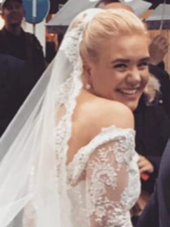 Ivory Beaded Lace - Anoushka -Elegance in Lace Anoushkadress