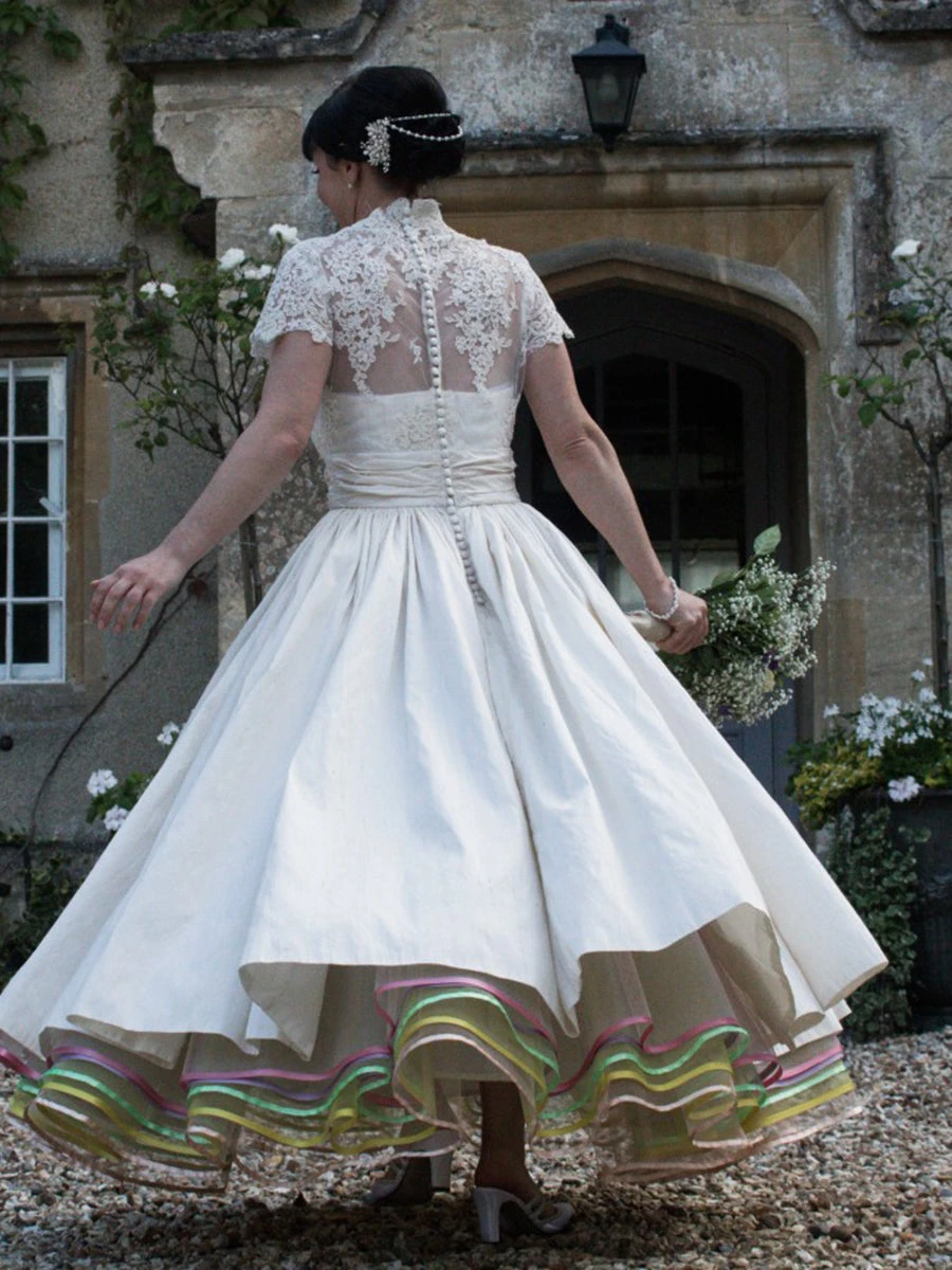 White Corded Lace - Belinda 14 White Corded Lace - Belinda - Image 12