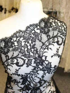 Black Chantilly Lace - Kate -Elegance in Lace BlackChantillyLace Kate