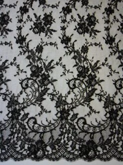 Black Chantilly Lace - Sabrina 11 Black Chantilly Lace - Sabrina -Elegance in Lace BlackChantillyLace Sabrina