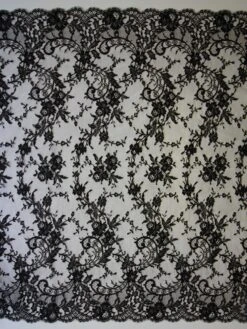 Black Chantilly Lace - Sabrina 10 Black Chantilly Lace - Sabrina -Elegance in Lace BlackChantillyLace Sabrina FullWidth