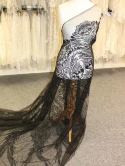 Black Embroidered Lace - Immaculata -Elegance in Lace BlackEmbroideredLace Immaculata c526106e 0958 4b3a 9824 55074cbb25f7