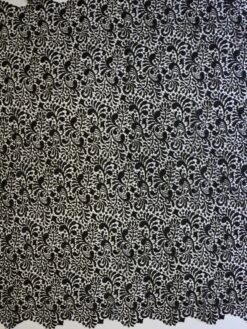 Black Guipure Lace - Theresa -Elegance in Lace BlackGuipureLace Theresa 1