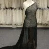 Black Sequin Lace - Bellamy -Elegance in Lace BlackLace Bellamy