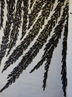 Black Sequin Glitter Lace - Divine -Elegance in Lace BlackLace Divine