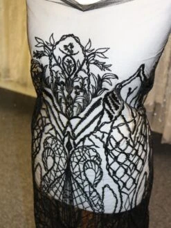 Black Embroidered Lace - Hortense -Elegance in Lace BlackLace Hortense