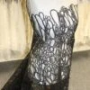 Black Corded Lace - Raven -Elegance in Lace BlackLace Raven