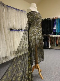 Black Raschel Lace - Wren 16 Black Raschel Lace - Wren -Elegance in Lace BlackLace Wren 1