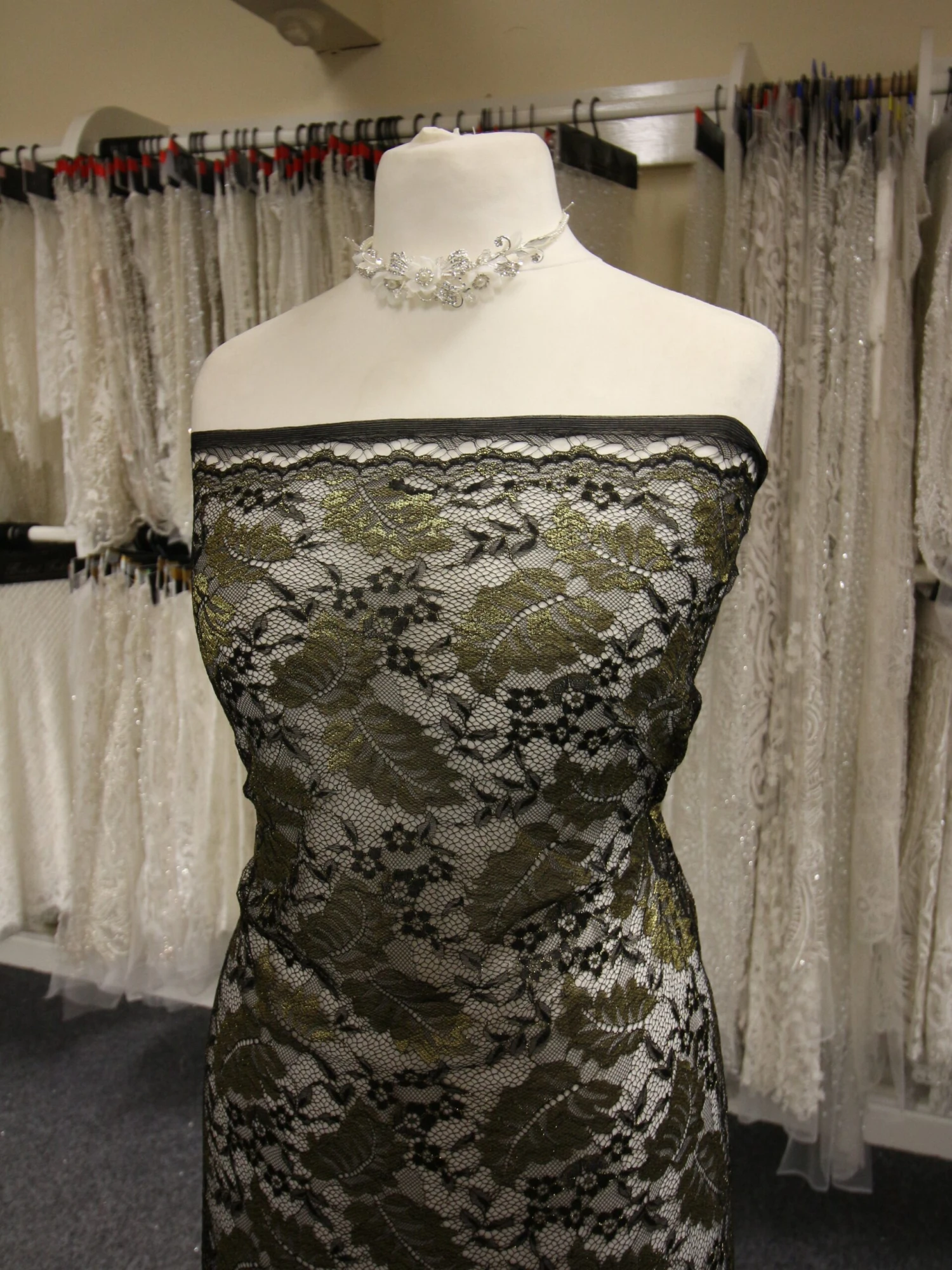 Black Raschel Lace - Wren 8 Black Raschel Lace - Wren - Image 6