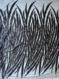 Black Sequin Glitter Lace - Divine -Elegance in Lace BlackSequinLace Divine fullwidth