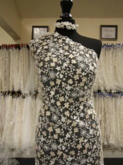 Ivory & Champagne Embroidered Lace – Finja -Elegance in Lace BridalLace Finja e22324ff 79e2 407d a43a b34dedcb7bd9