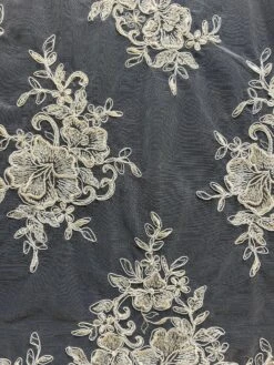 Champagne Corded Lace - Cecilia -Elegance in Lace Cecilia