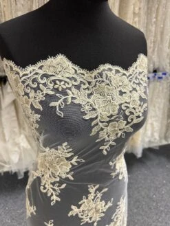 Champagne Corded Lace - Cecilia -Elegance in Lace ChampagneBridalLace Cecelia 011db4c9 8736 4470 8e2b 4c28bf389e9f