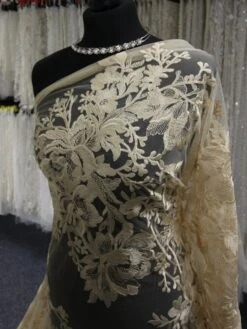 Champagne Embroidered Lace - Fontaine -Elegance in Lace ChampagneLace Fontaine 138d0a46 02b7 4cfe b914 b43194f56a9c