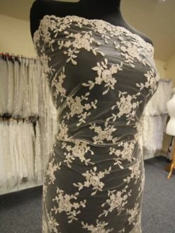 Champagne Corded Lace - Geraldine 12 Champagne Corded Lace - Geraldine -Elegance in Lace ChampagneLace Geraldine