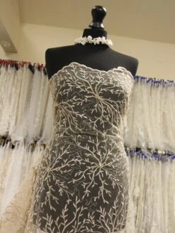 Champagne Embroidered Lace - Manon -Elegance in Lace ChampagneLace Manon