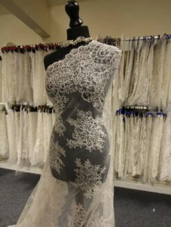 Champagne Corded Lace - Millicent -Elegance in Lace ChampagneLace Millicent a535db9c 920c 4f87 9621 346ef609228e