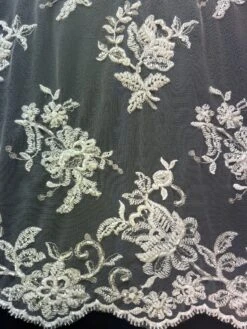 White Beaded Lace - Chloe -Elegance in Lace ChloeWhite