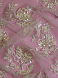 Champagne Beaded Lace - Chloe -Elegance in Lace Chloechampagne