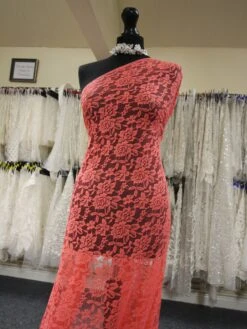 Coral Raschel Stretch Lace - Evie 10 Coral Raschel Stretch Lace - Evie -Elegance in Lace CoralPinkLace Evie 8f34a0f5 c8ea 46cb 877f 83b9eccbe8f3