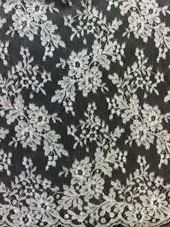 Ivory Chantilly Lace - Davina -Elegance in Lace Davina