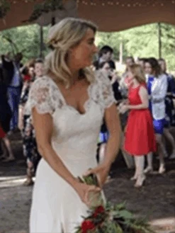 Ivory Chantilly Lace - Davina -Elegance in Lace DavinaLaceDress