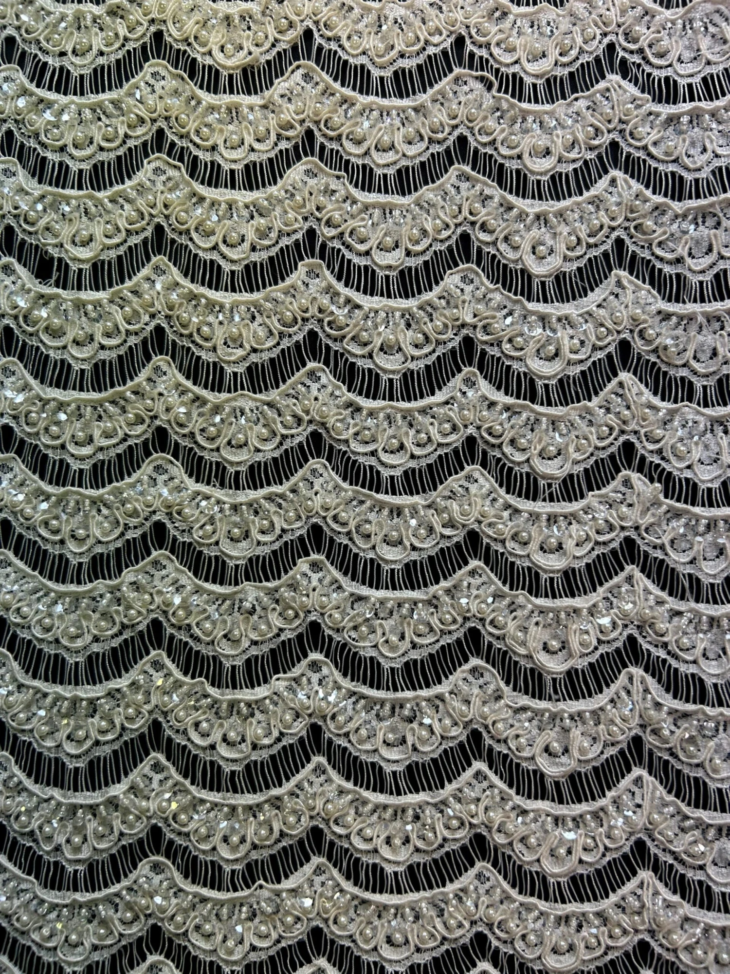 Ivory Beaded Lace - Demi 13 Ivory Beaded Lace - Demi - Image 11