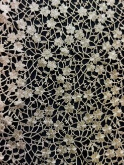 Champagne Guipure Lace - Ebba -Elegance in Lace EbbaChampagne