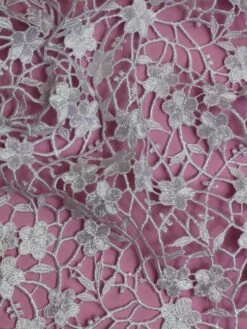 White Guipure Lace - Ebba -Elegance in Lace Ebbawhite