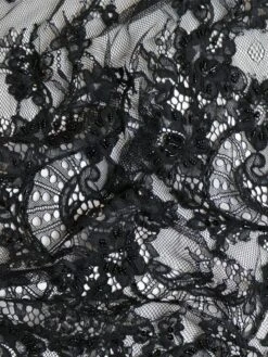 Black Beaded Lace - Ebony -Elegance in Lace EbonyLace