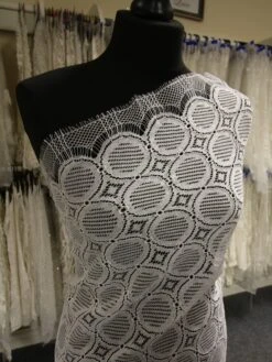 White Corded Chantilly Lace - Lucette -Elegance in Lace EcoLace Lucette 6df7a36a bdac 41c6 945a 436337f947e7