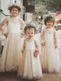 Nude Glitter Lace - Elise -Elegance in Lace EliseNude