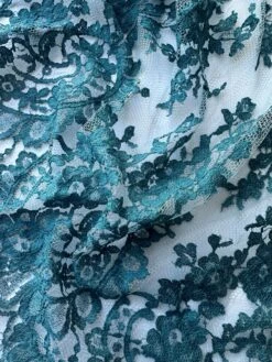 Emerald Green Lace - Eleanor 15 Emerald Green Lace - Eleanor -Elegance in Lace EmeraldLace Eleanor closeup