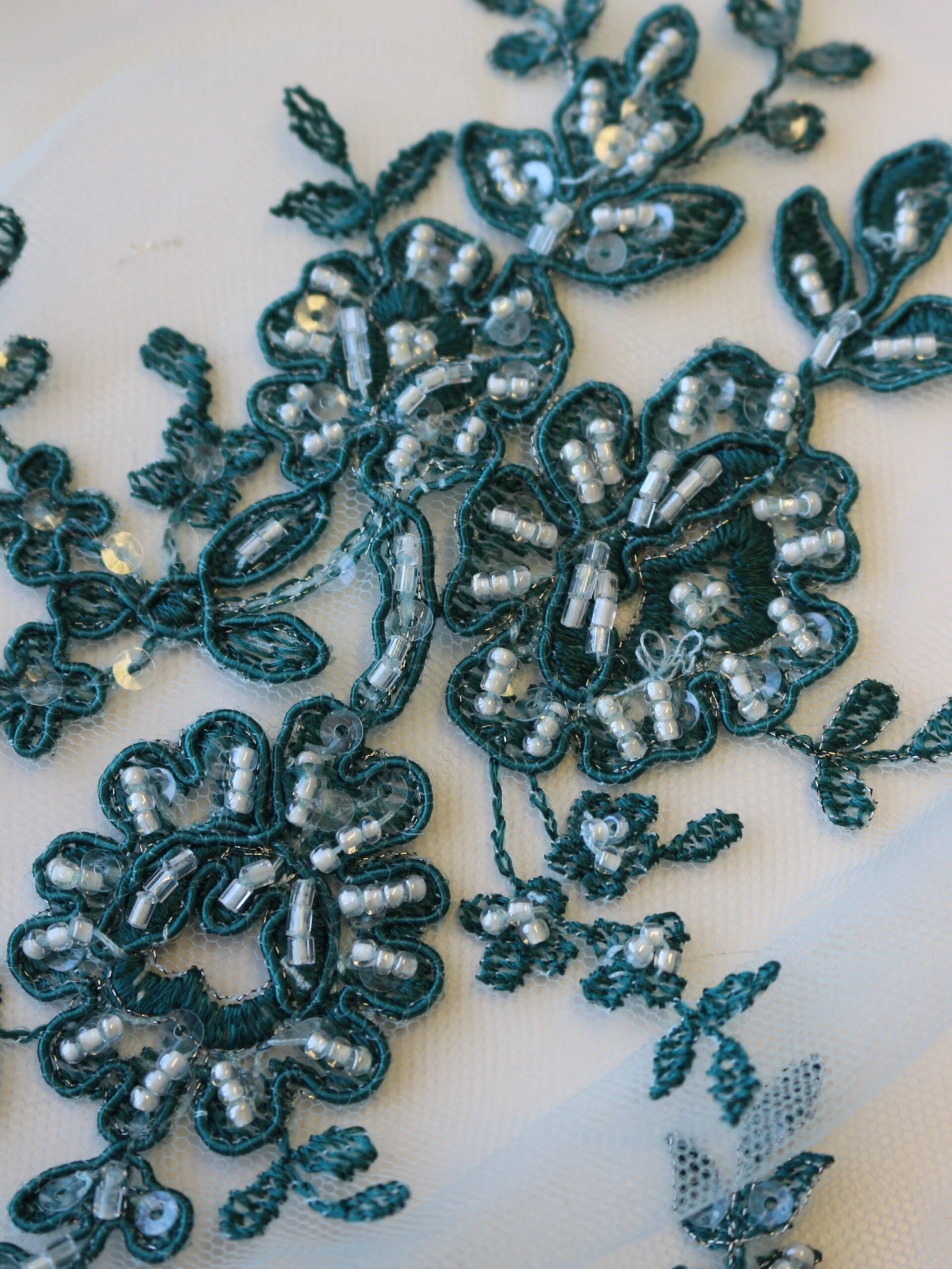 Emerald Green Lace - Sophia 4 Emerald Green Lace - Sophia - Image 2