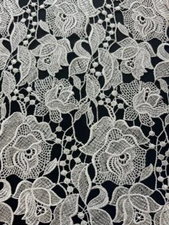 White Guipure Lace - Emma -Elegance in Lace Emmawhite