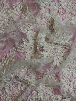 Ivory Corded Lace – Gemma -Elegance in Lace Gemma