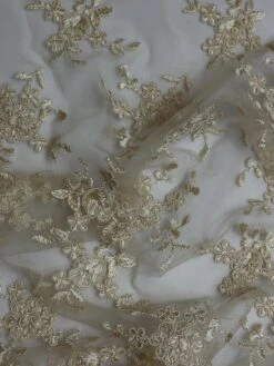 Champagne Corded Lace - Geraldine 14 Champagne Corded Lace - Geraldine -Elegance in Lace GeraldineChampagne