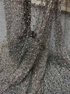 Purple & Gold Beaded Lace - Ayla -Elegance in Lace GoldandPurpleLace Aya