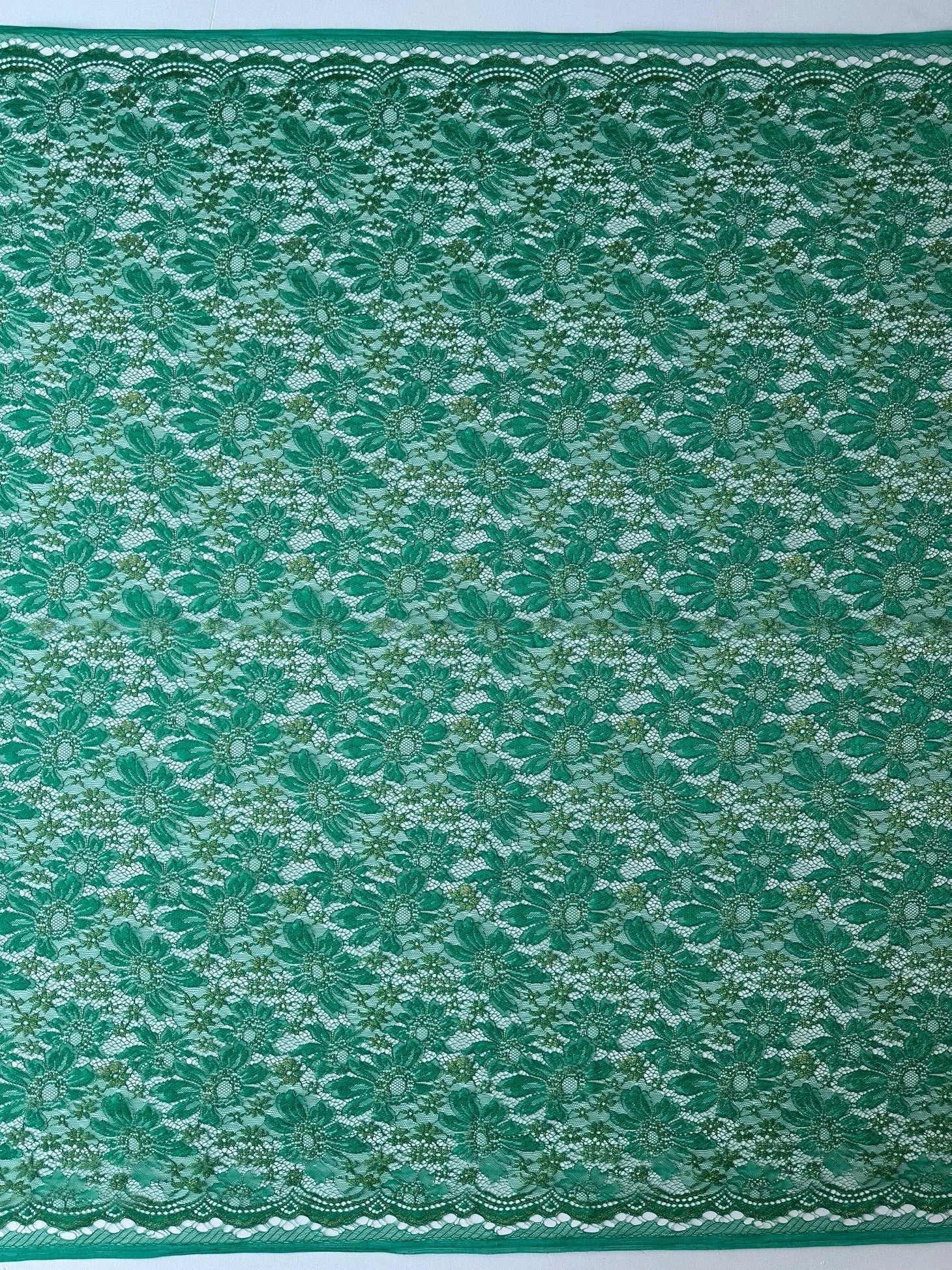 Green Raschel Lace - Moseley 7 Green Raschel Lace - Moseley - Image 5