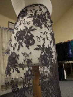 Grey Chantilly Lace - Kate -Elegance in Lace GreychantillyLace Kate jpg