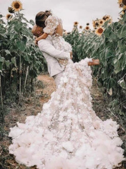 Ivory 3D Floral Lace - Loveleen -Elegance in Lace H5035 D6