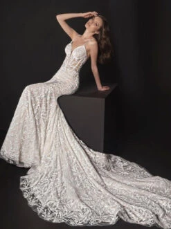 Ivory Beaded Bridal Lace - Giralda 24 Ivory Beaded Bridal Lace - Giralda -Elegance in Lace H5445 D6