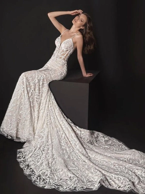 Ivory Beaded Bridal Lace - Giralda 12 Ivory Beaded Bridal Lace - Giralda - Image 10