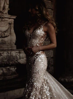 Ivory Beaded Lace - Amaris -Elegance in Lace H5530 D9